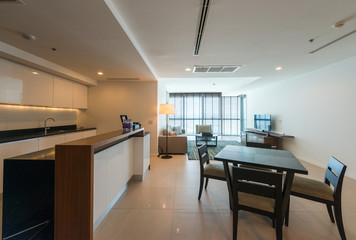 Modern luxury Interior kitchen, Dinning room