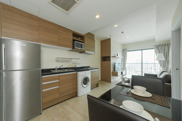 Modern luxury Interior kitchen, Dinning room