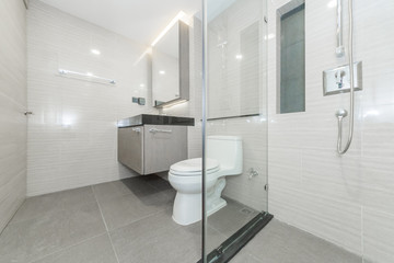 Modern bathroom in luxury house 