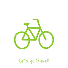 Line ecology cycle icon.