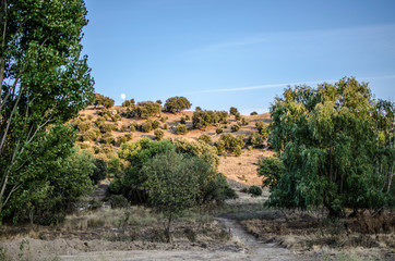 atardecer montes de castilla espa&ntilde;a 
