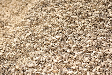 Pebbles, small white stones background
