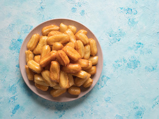 Tulumba Tatlisi - Traditional Turkish desserts.