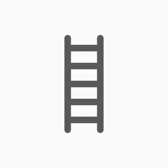 ladder icon, stepladder vector