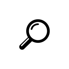 search magnifying glass icon vector