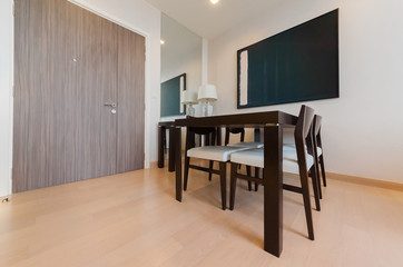 Modern, bright, clean, kitchen interior