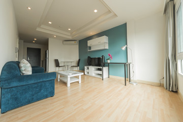 Modern interior design in small apartment