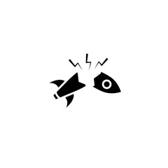 The missile crashed, error, a broken rocket