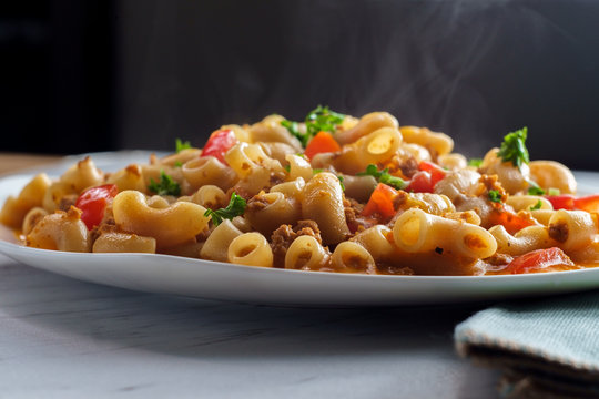 Cheesy Beef Macaroni Pasta