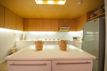 Modern, bright, clean, kitchen interior 