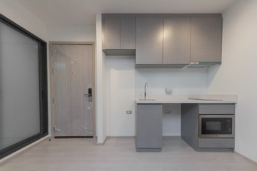 Modern, bright, clean, kitchen interior 