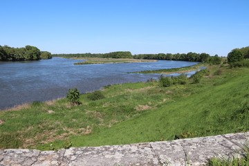 Loiret - Sandillon - Vue sur la Loire