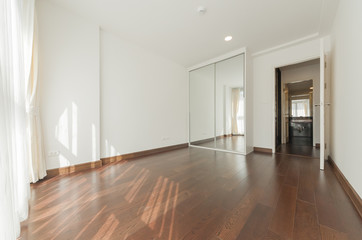 Interior of a modern empty apartment