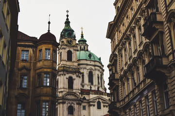 Fototapeta premium St. Nicolas Church in the Lesser Town of Prague