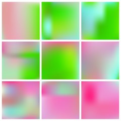 Naklejka premium Bright blurred graphics from various combinations.