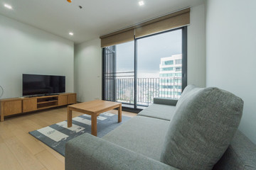 Living-room interior in scandinavian.