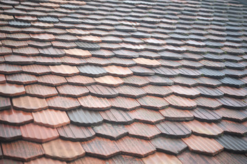 roof with tiles