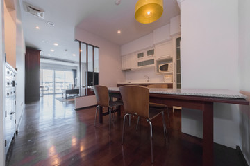 Beautiful kitchen interior in new luxury home