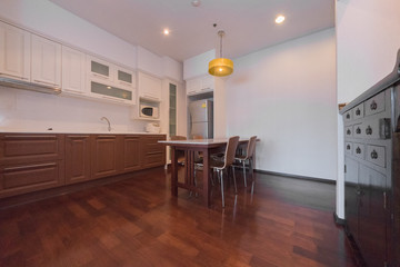 Beautiful kitchen interior in new luxury home