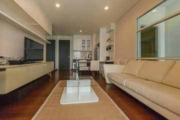 Interior living modern classic style.