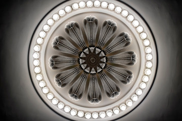 Abstract Ceiling Light Faneuil Hall Boston