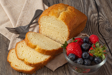 Butter Pound Cake on Board