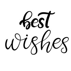 Fototapeta premium Black and white lettering vector illustration.