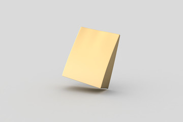 Blank Kraft Paper Shopping Bag on White