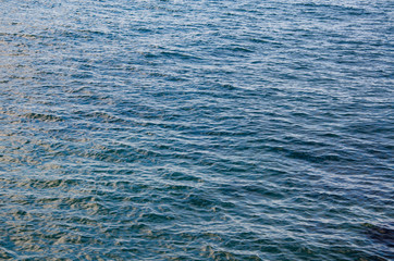 Abstract blue background pattern of sea surface