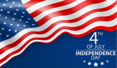 Fourth of July Independence day of usa design