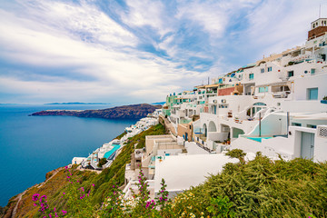  Santorini Island,  Greece, one of the most beautiful travel destinations of the world.