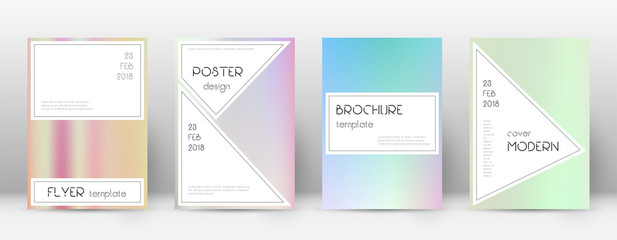 Flyer layout. Stylish sightly template for Brochur