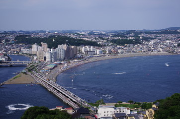 Naklejka premium 江ノ島 Enoshima