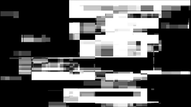 Digital signal distortion. Offset map. Seamless loop.