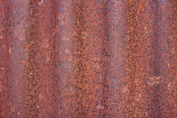  Brown zinc sheet with rust