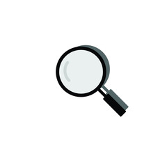 Zoom Icon. Magnifying glass Icon 