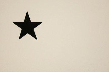 星、黒、サイン、コピースペース