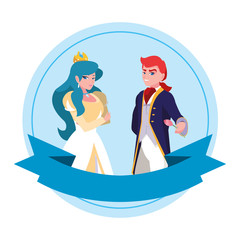 prince charming and princess of tales characters