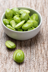Parkia speciosa seeds or bitter bean.