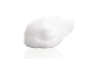 Cotton wool isolate on white background