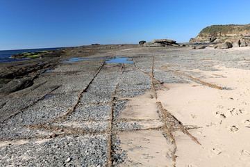 Frazer Beach Australia Rock Platform Joint Sets 