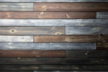 Wooden boards in vintage style as abstract background