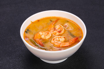 Famous Thai Tom Yam soup