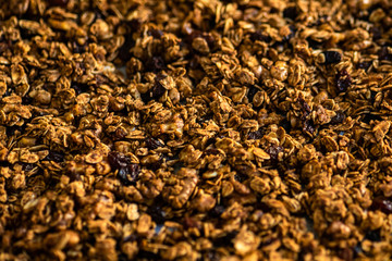 Oatmeal with ingredients