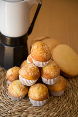 homemade cupcake to take at breakfast.