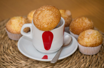 homemade cupcake to take at breakfast.