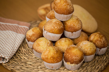 homemade cupcake to take at breakfast.