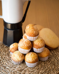 homemade cupcake to take at breakfast.