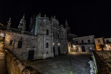 Fototapeta na wymiar church at night
