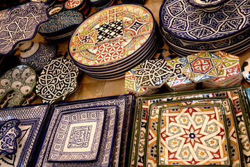 Zellige Tile Factory in Fes, Morocco where world-famous tiles and goods are made